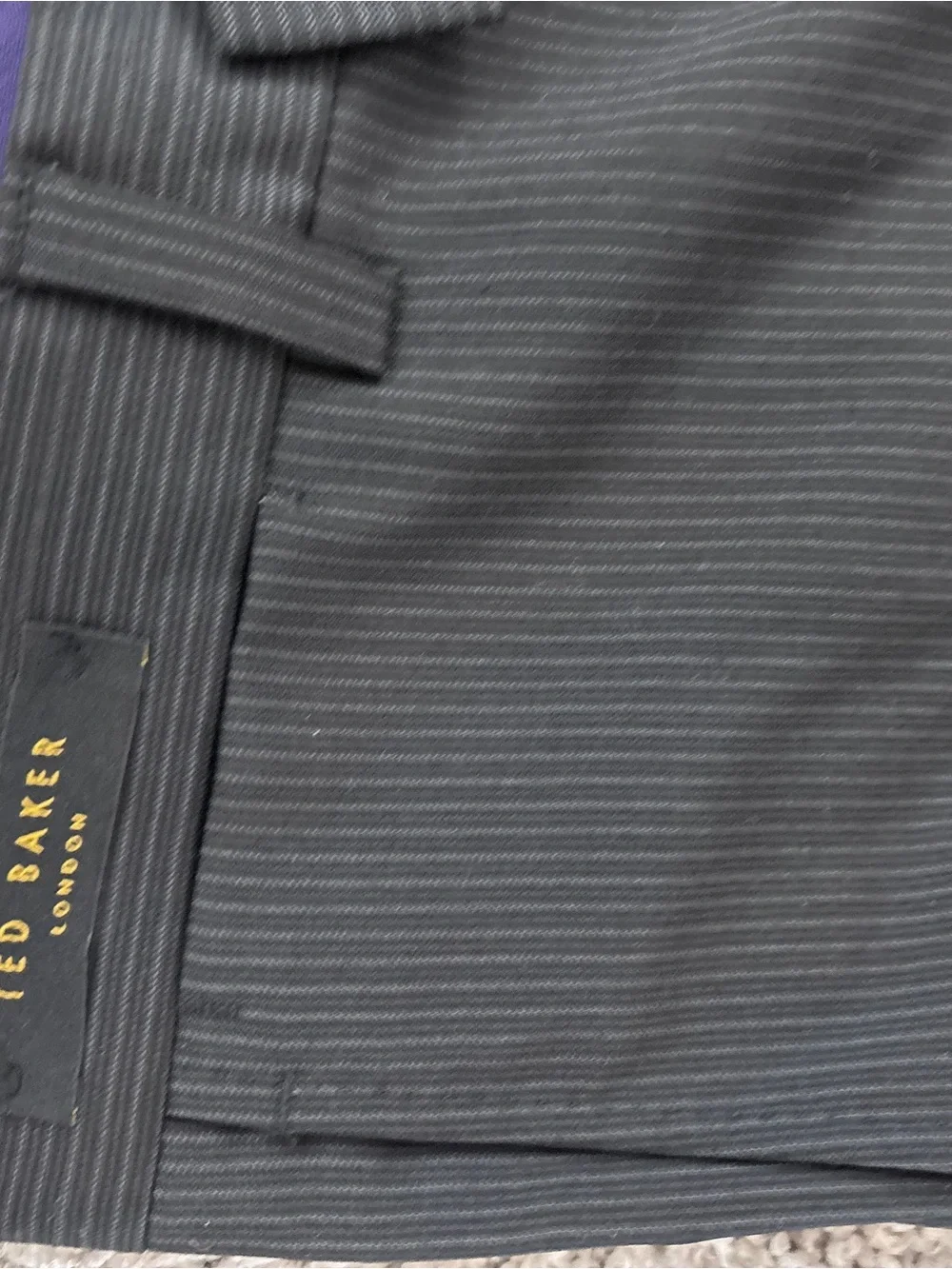 Ted Baker Men's Charcoal Pinstripe Sport Coat